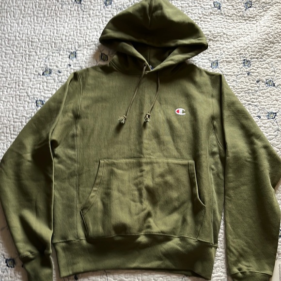 Champion hoodie olive green - Picture 1 of 1